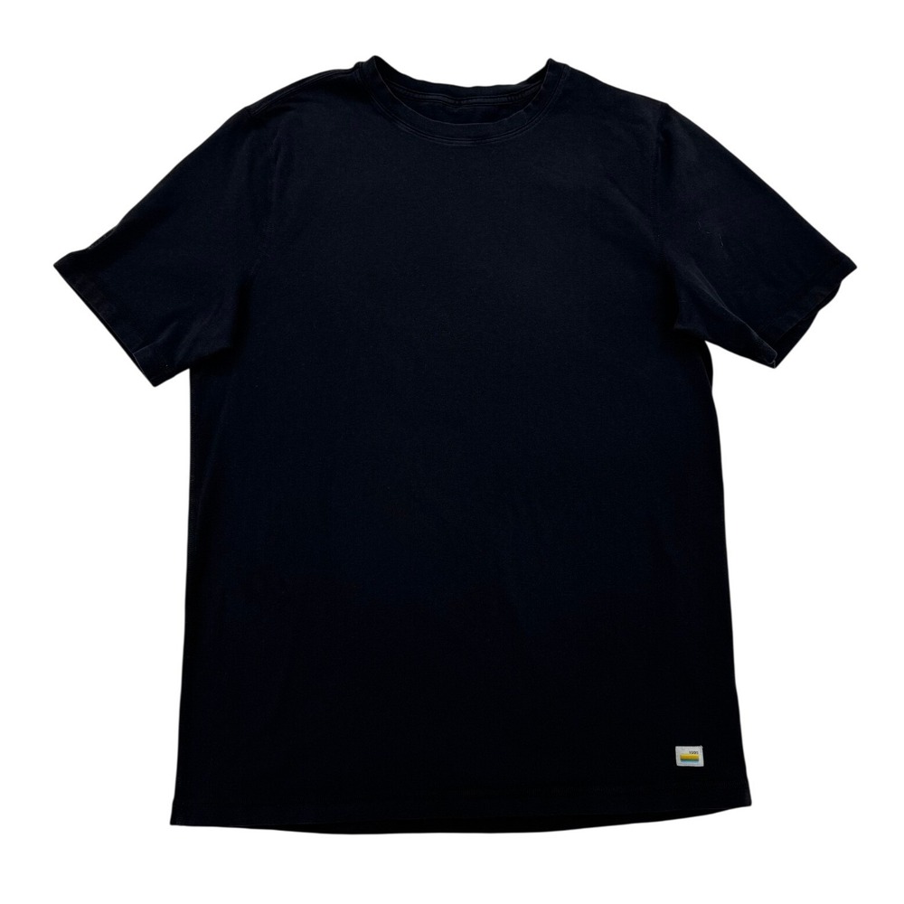 Vuori Tuvalu Tee Men Medium Black Good Short Sleeve V101 Pima Cotton